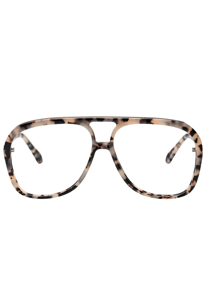 Bang | Optics - Ivory Tort w. Rose Gold Metal Trim / Clear Lens