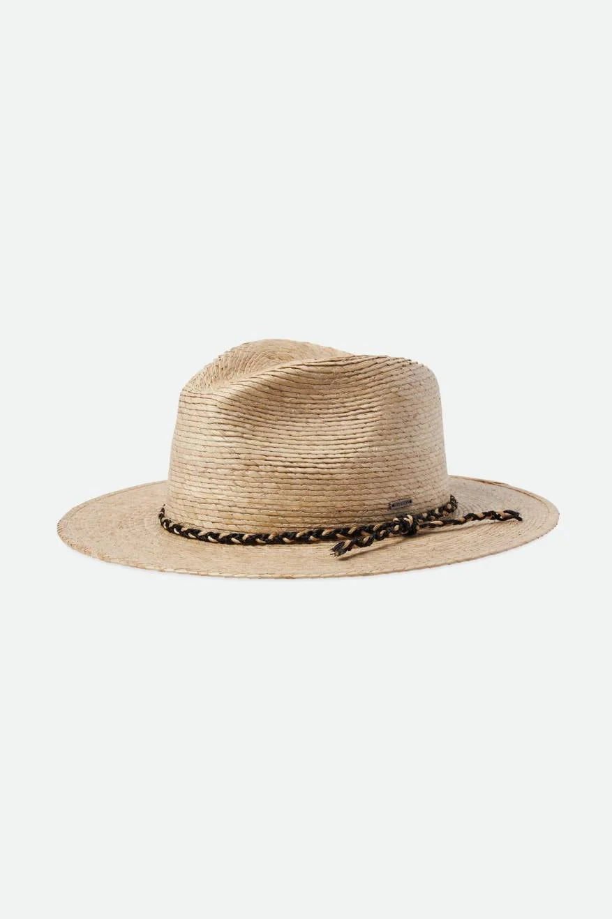 Brixton | Messer Western Straw Fedora - Natural