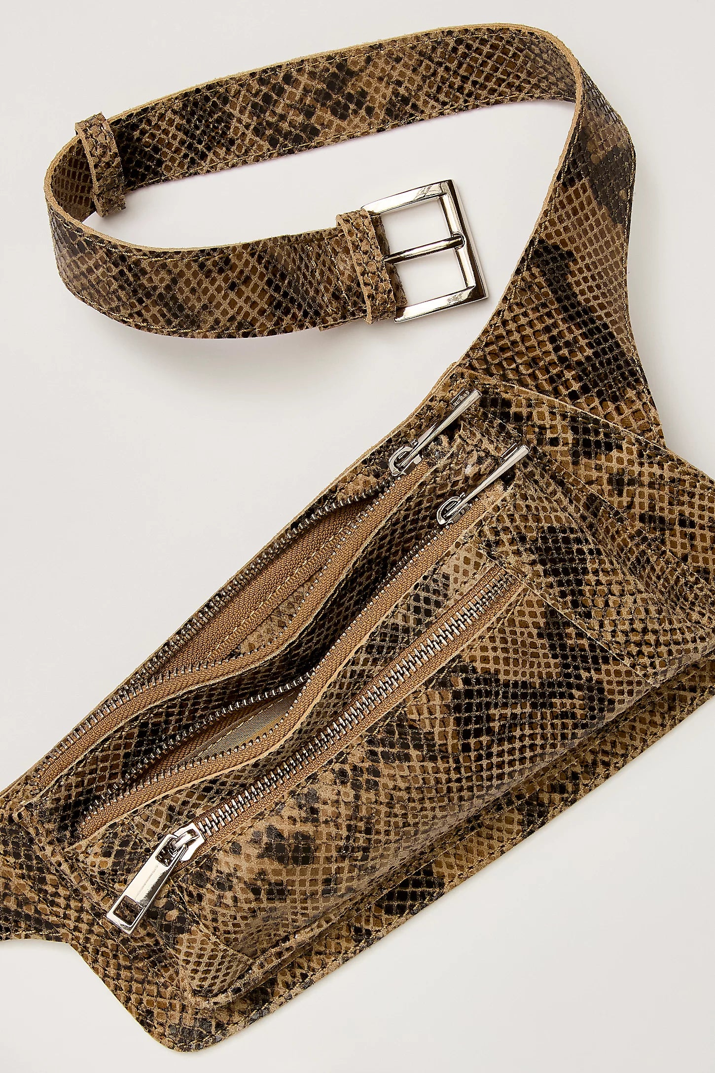 Avalon Leather Sling Bag - Snake