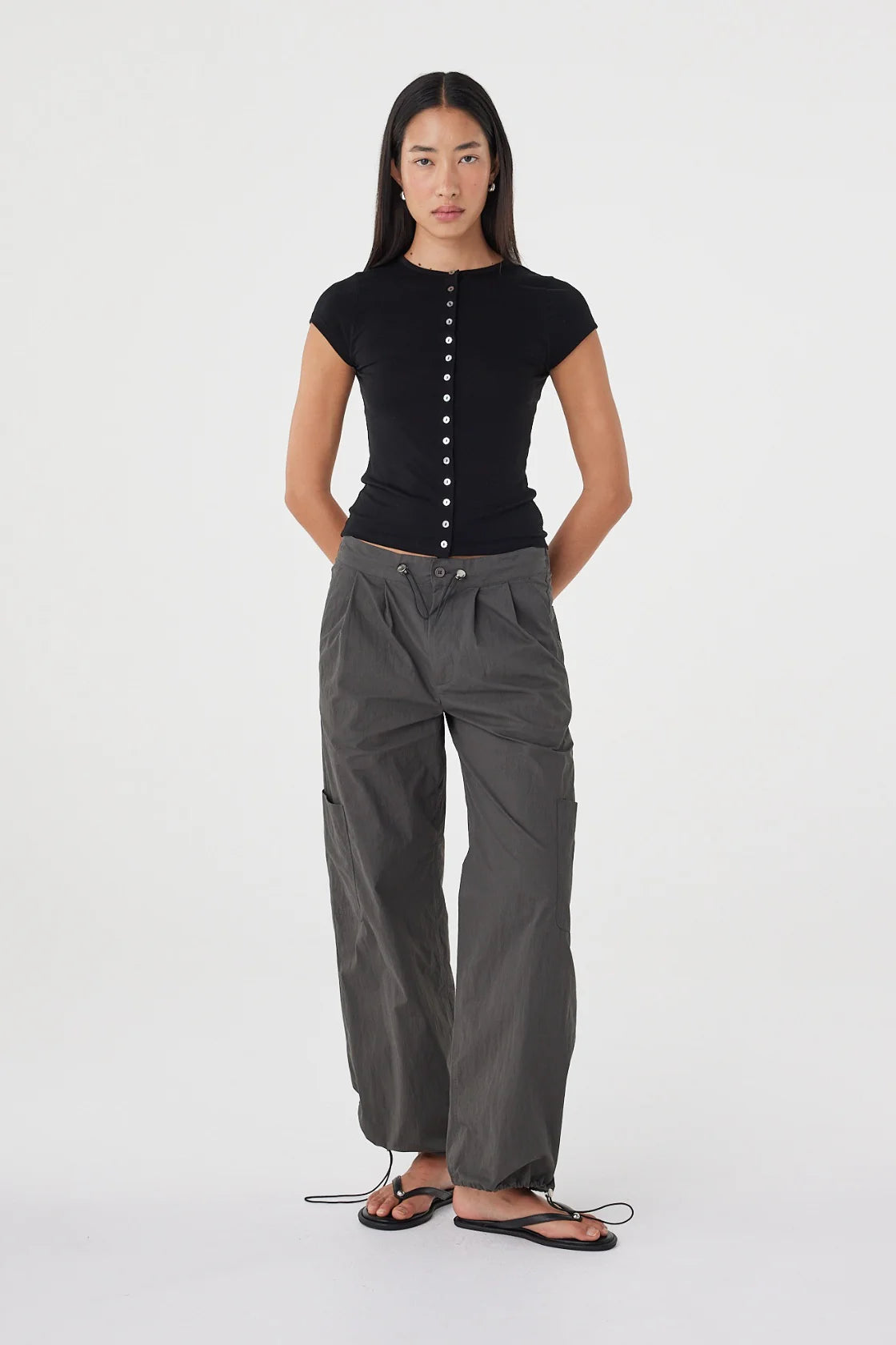 Addie Pant - Charcoal