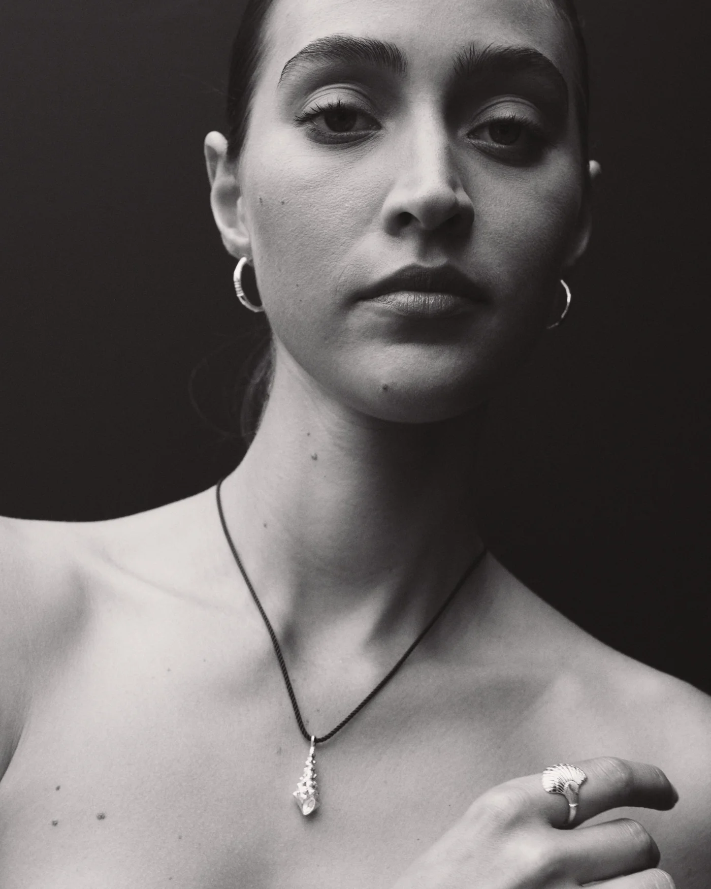 Amari Hoops - Silver