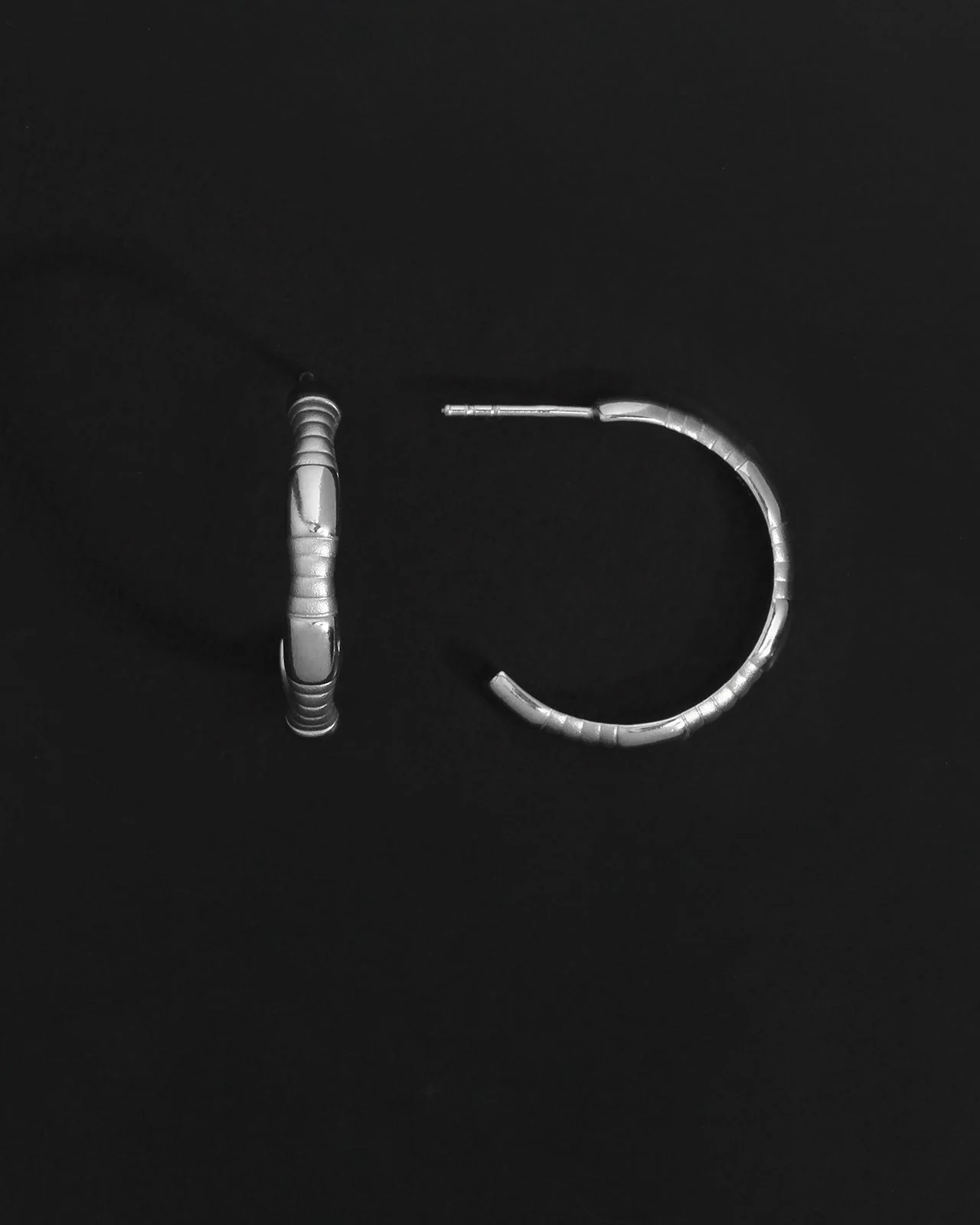 Amari Hoops - Silver