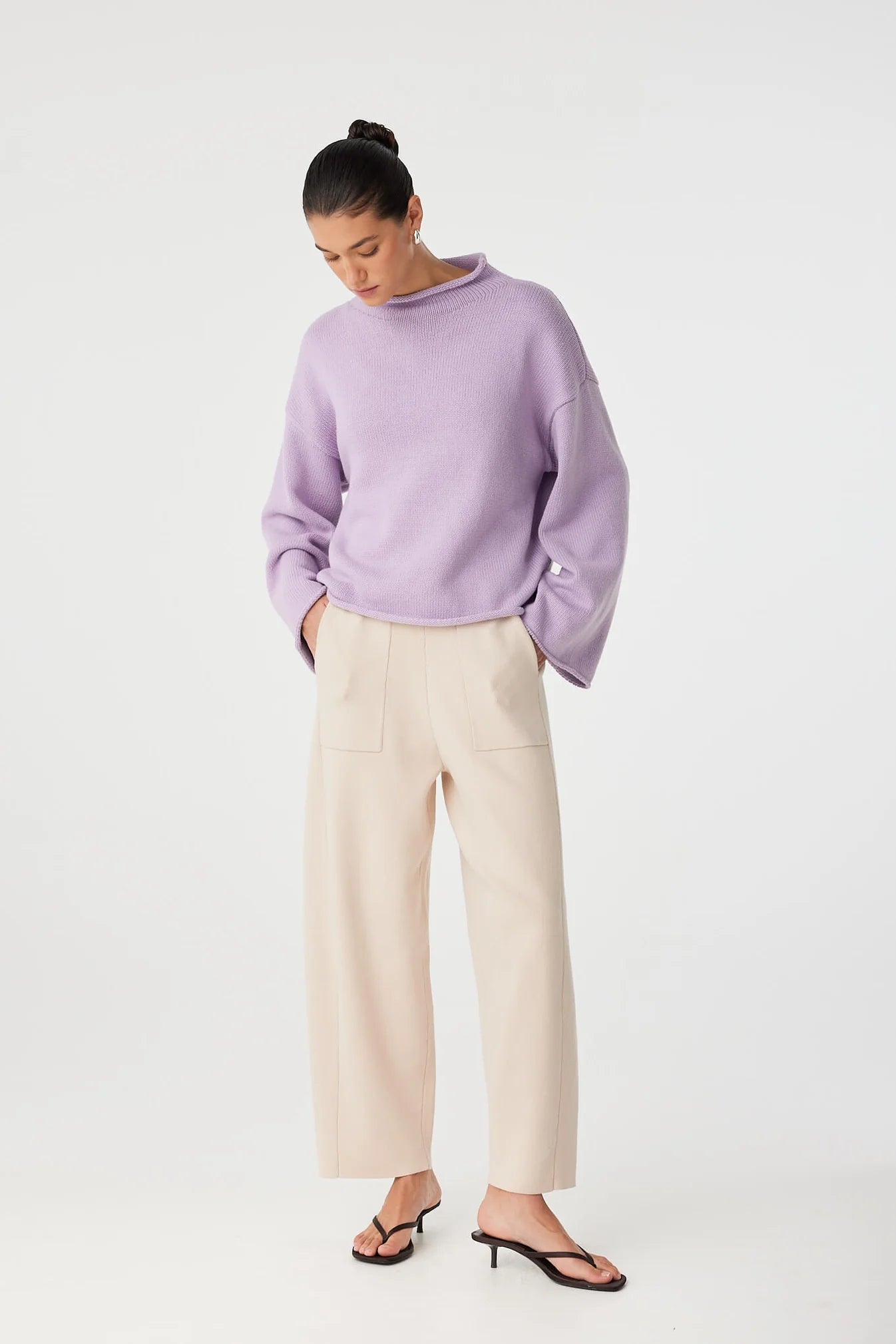 Maeve Sweater - Lilac