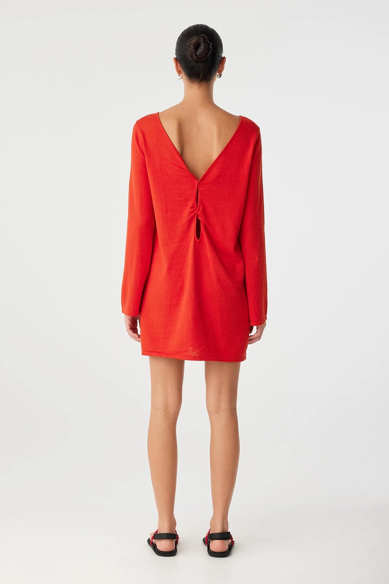 Paloma Reversible Dress - Cherry Red