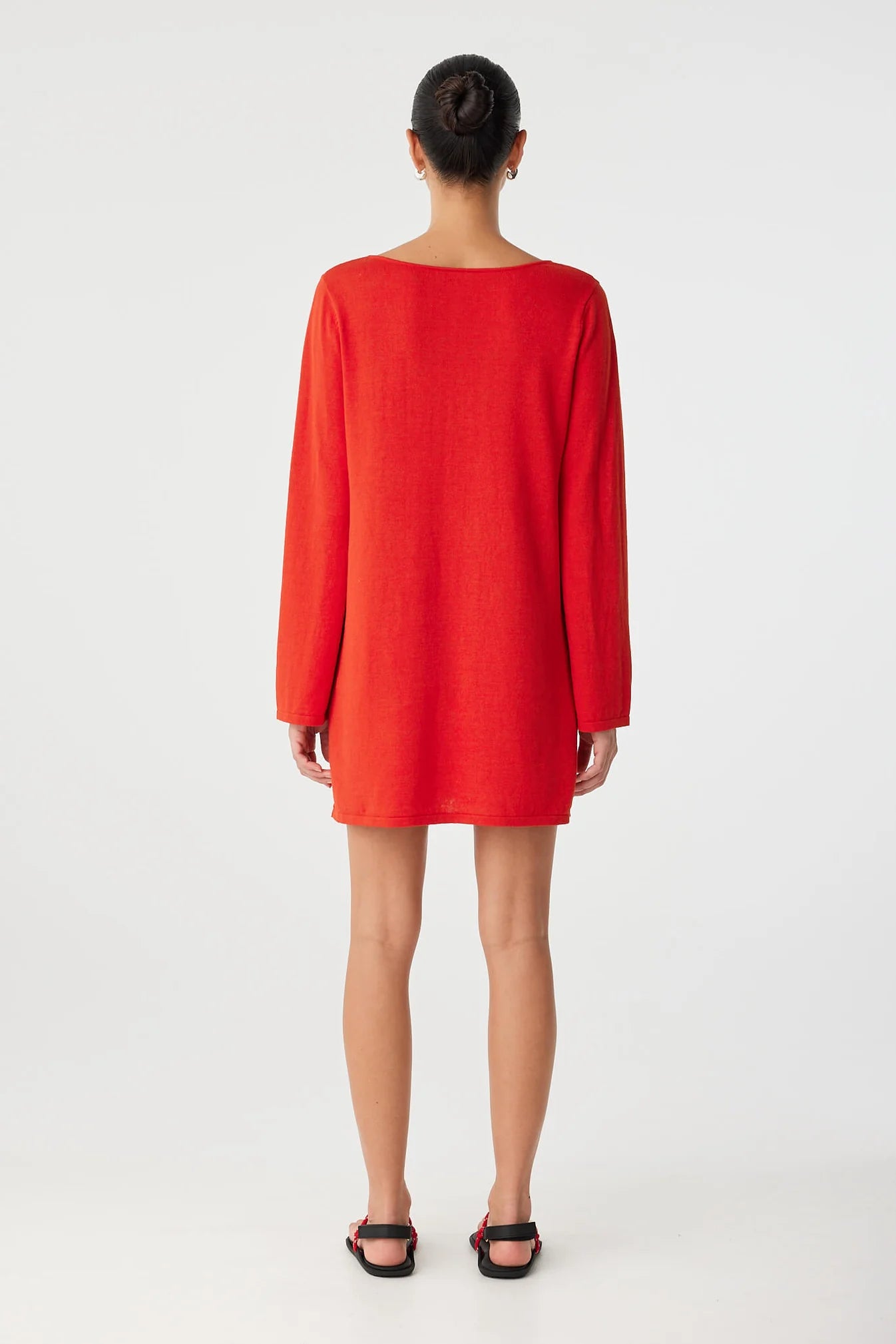 Paloma Reversible Dress - Cherry Red