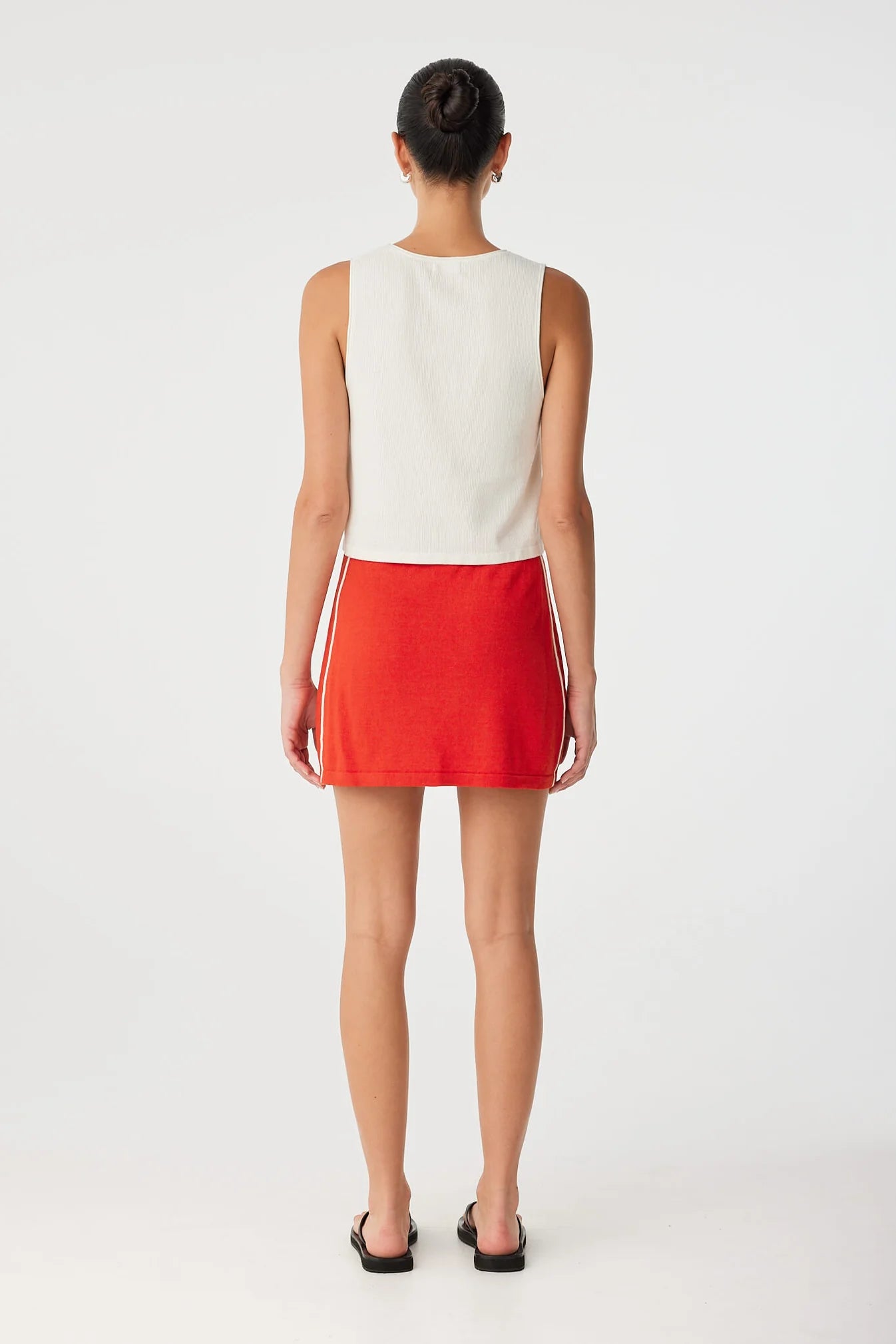 Pippa Mini Skirt - Cherry Red