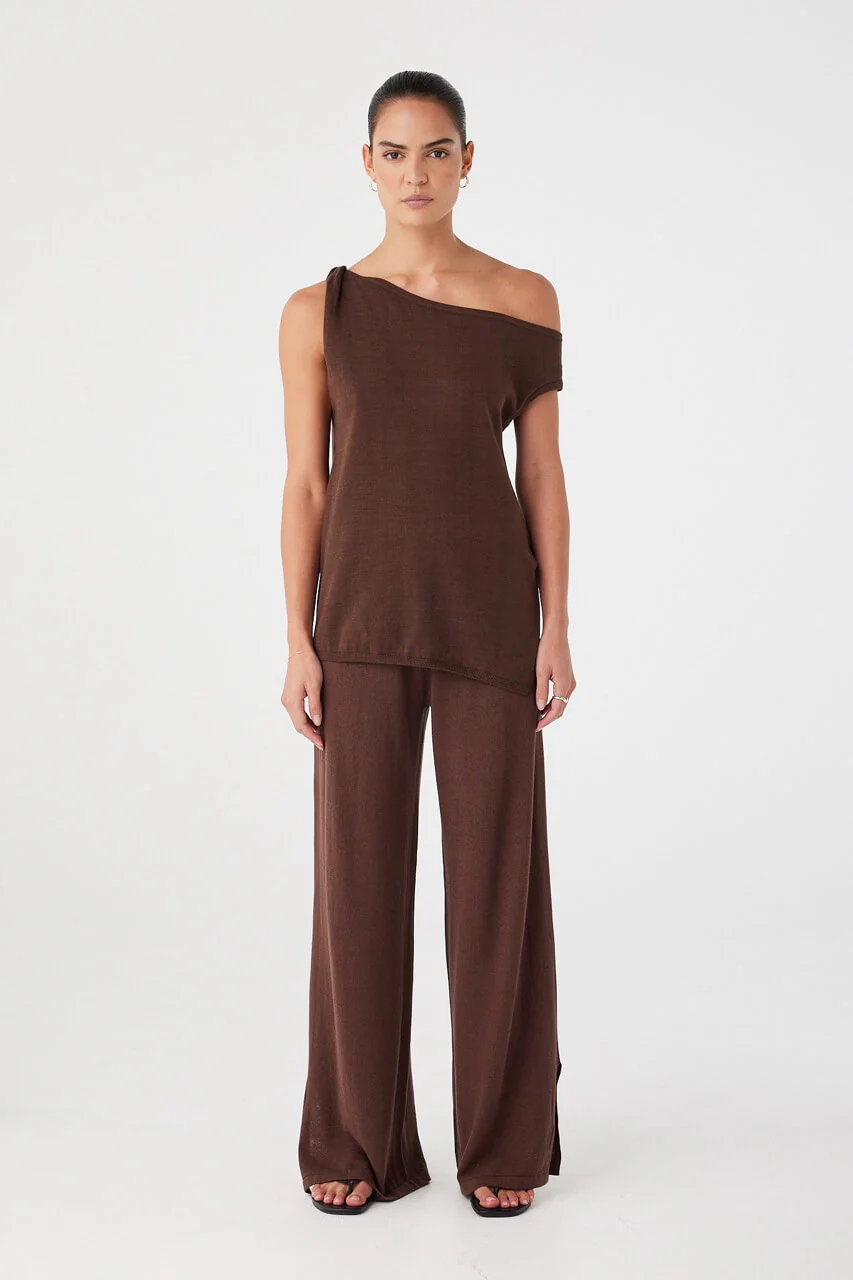 Olympia Asym Top - Espresso