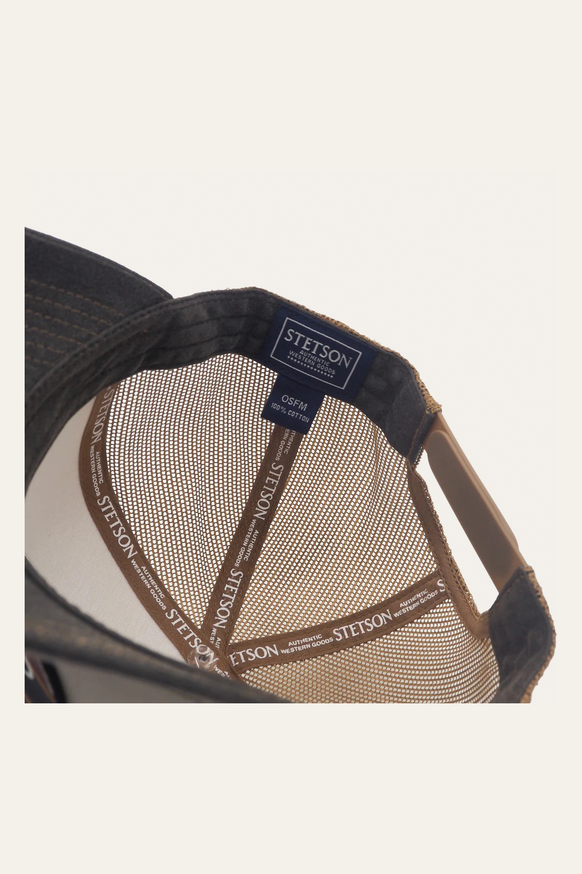 Bison Trucker Cap - Tan