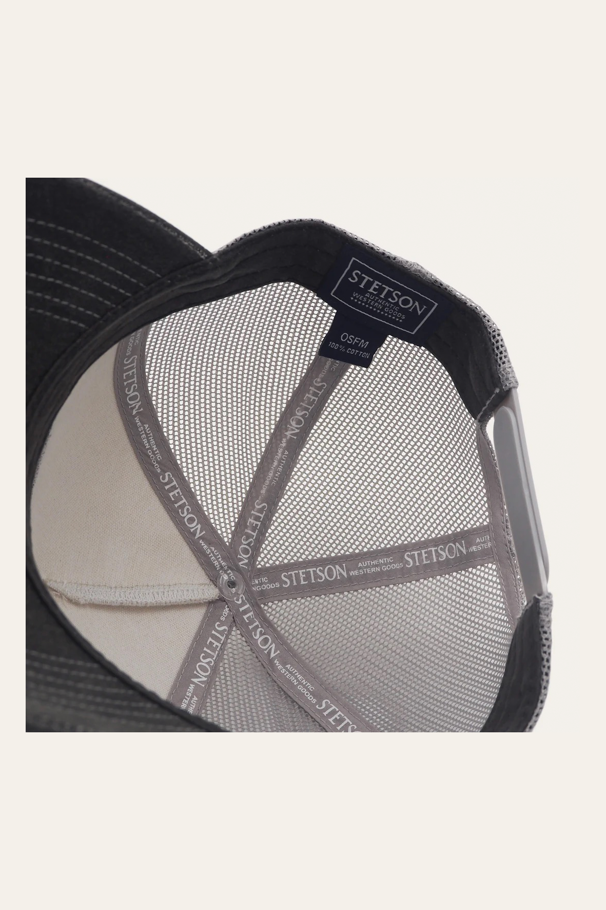 Bison Trucker Cap - Grey