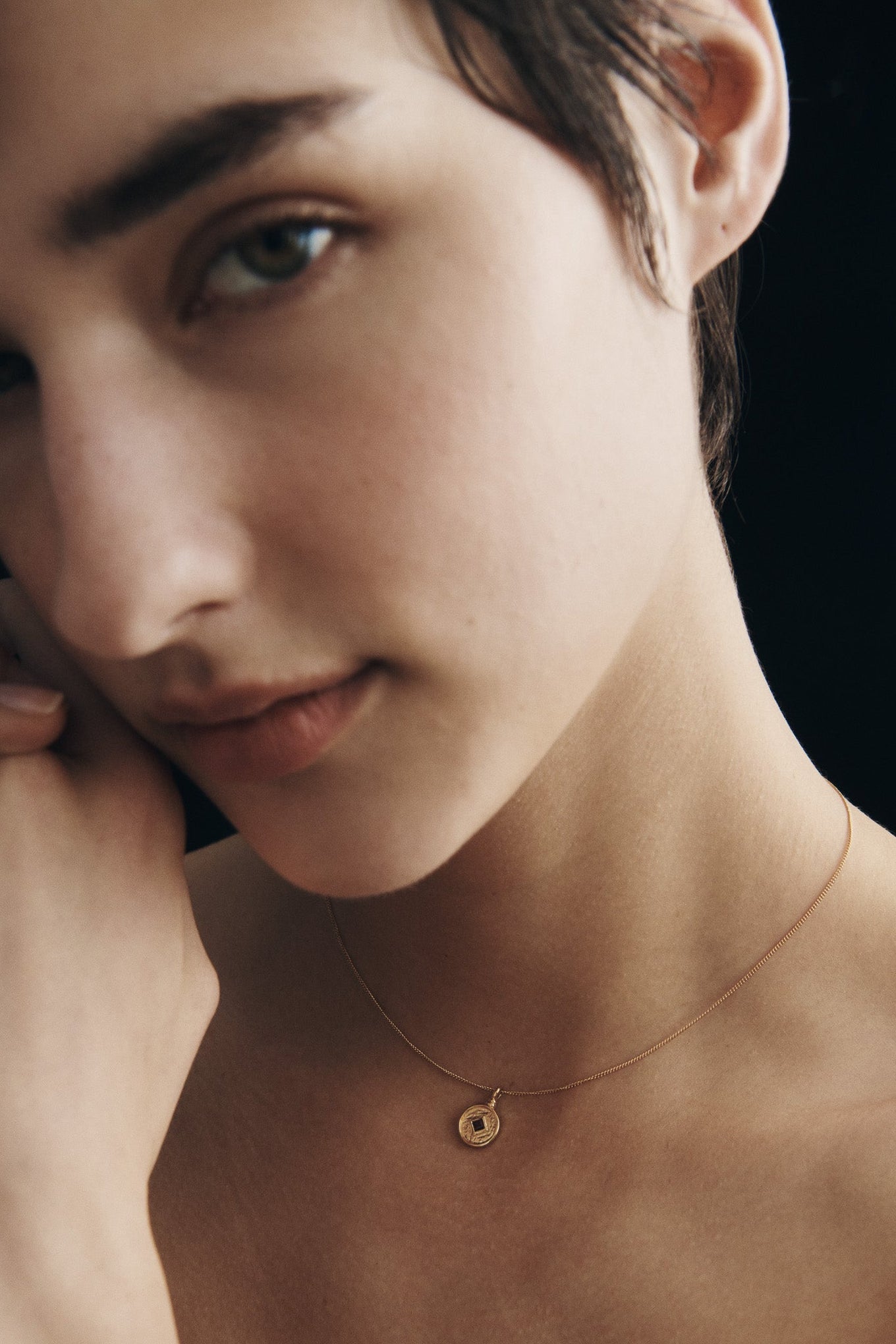 Blaze Coin Necklace - Gold | Temple Of The Sun