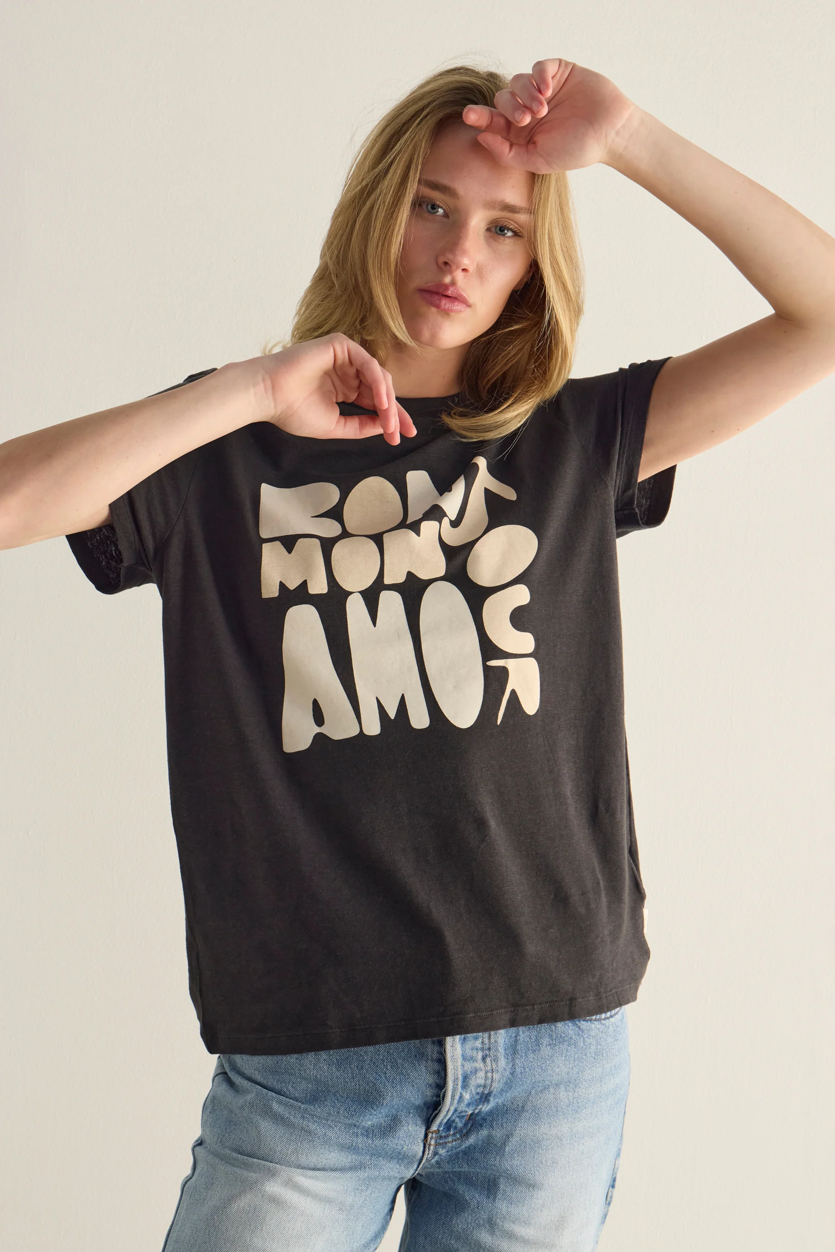 Bonjour Classic Tee - Black