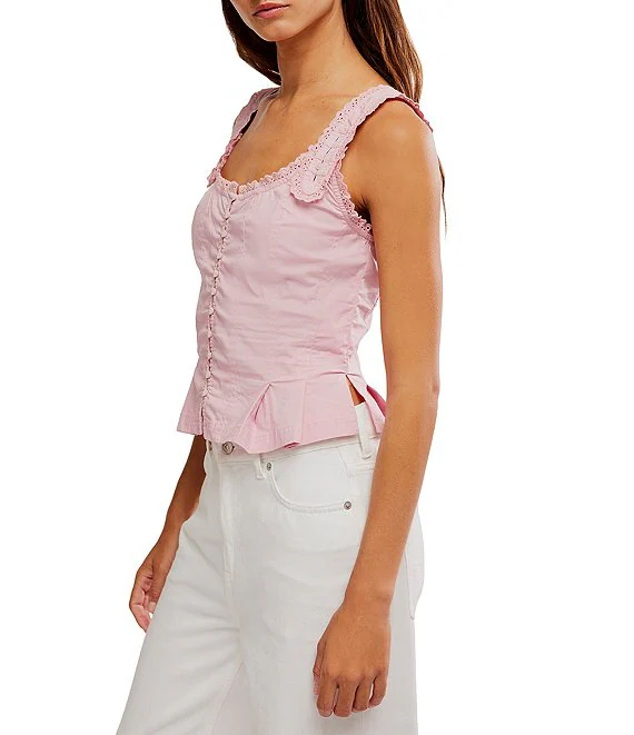 Bridgette Corset Top - Pink Nectar