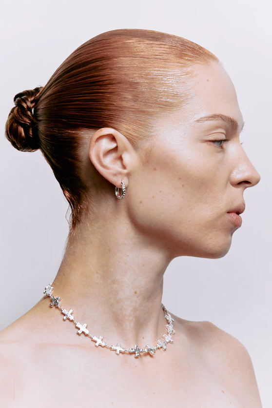 Angelica Hoops - Silver