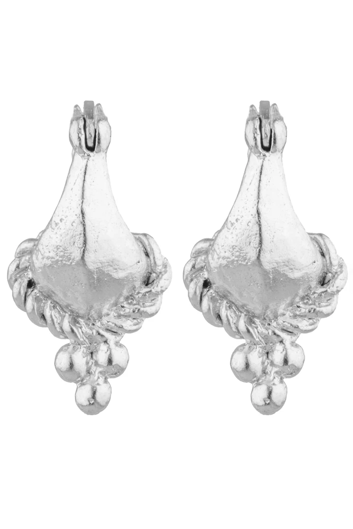 Tantour Hoops - Silver