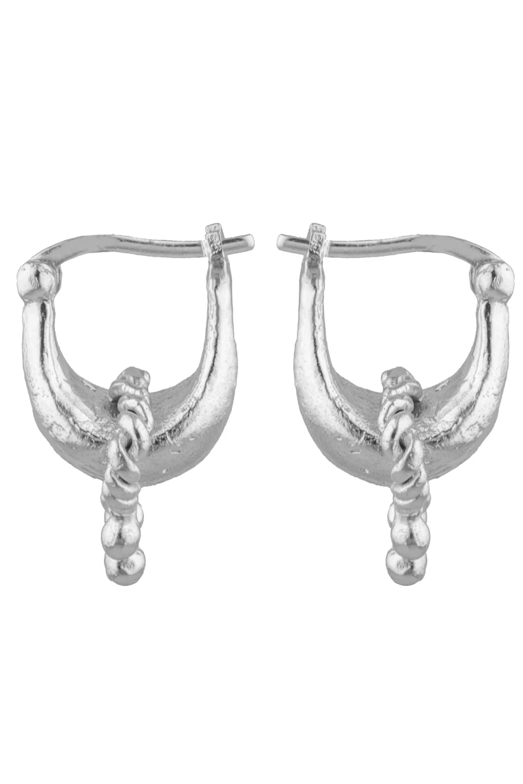 Tantour Hoops - Silver