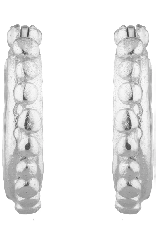 Angelica Hoops - Silver