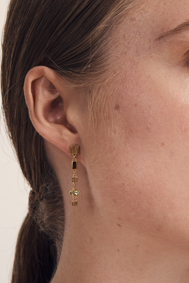 Cindi Stud Earrings - Gold