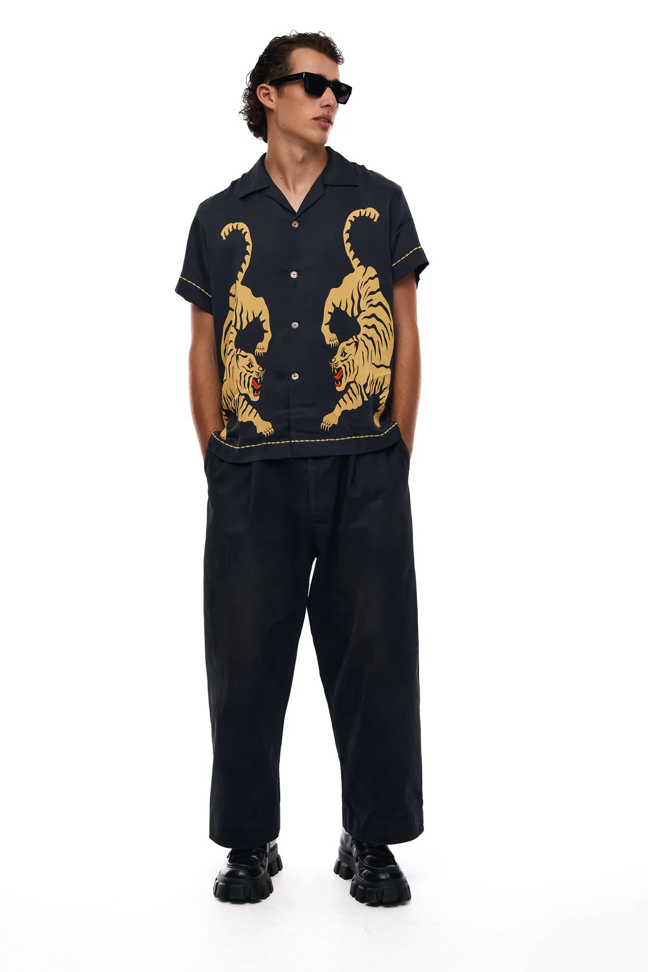 Crouching Tiger Shirt - Black