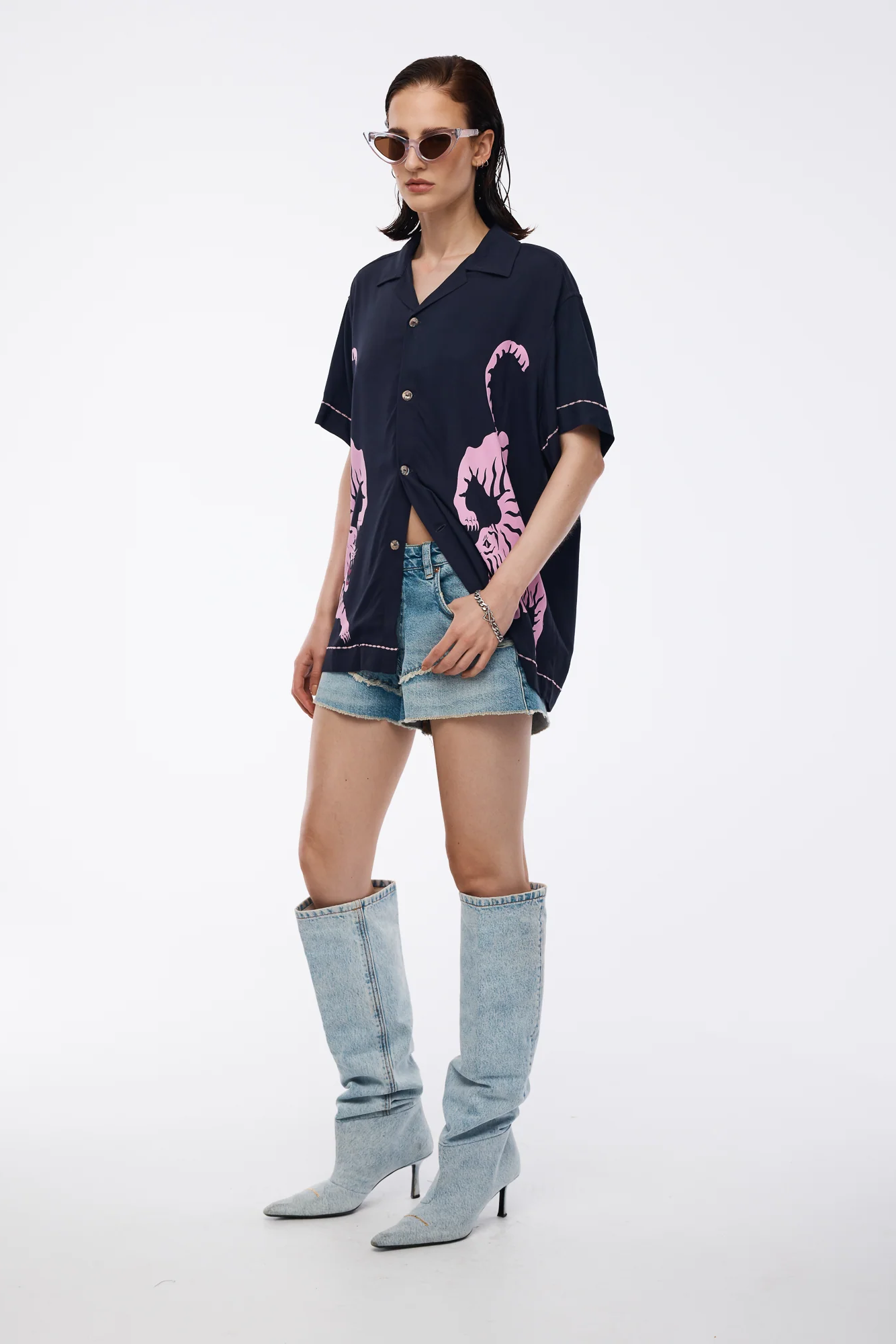 Crouching Tiger Shirt - Midnight