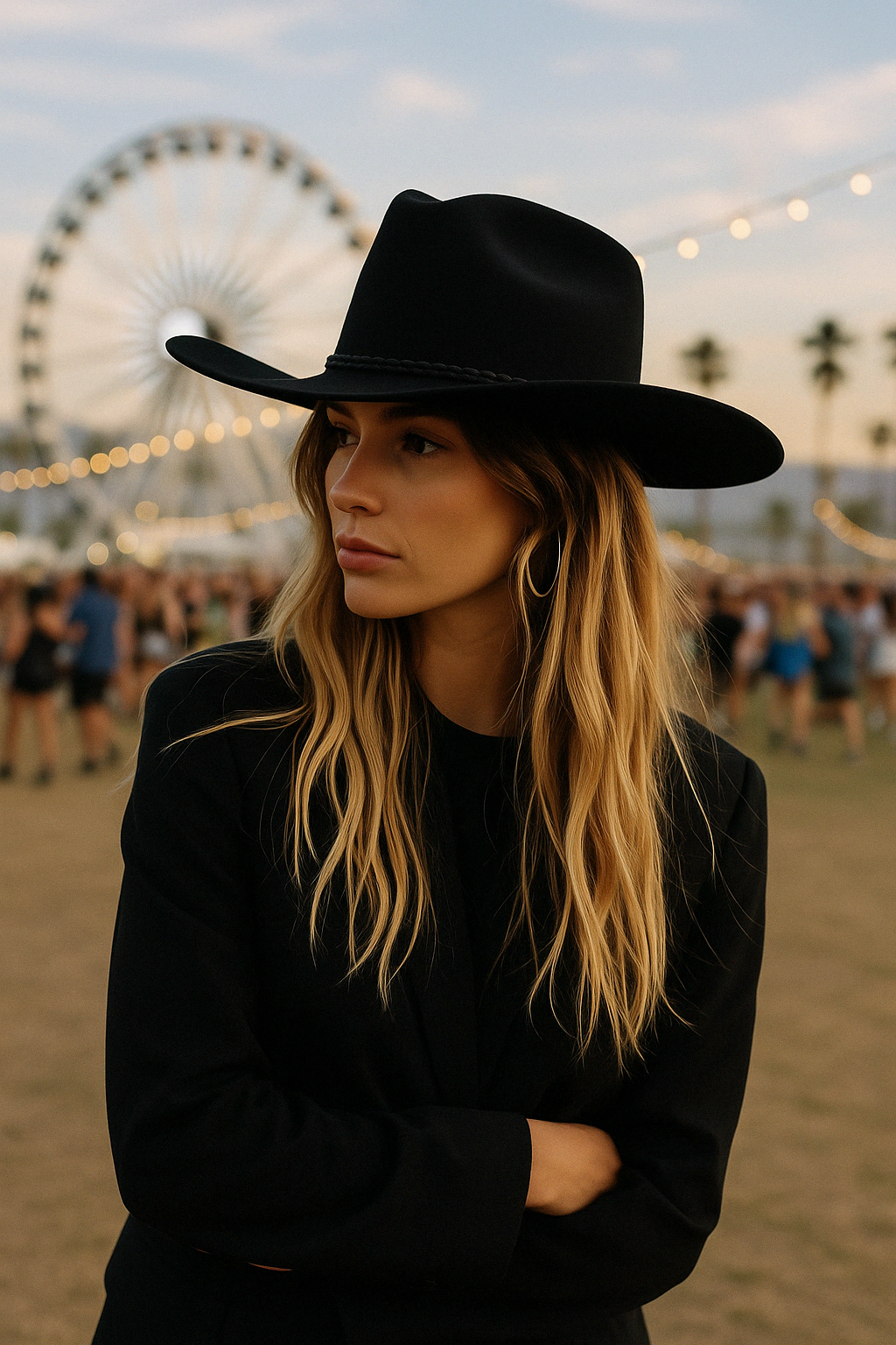 Dakota Cowboy Hat - Black