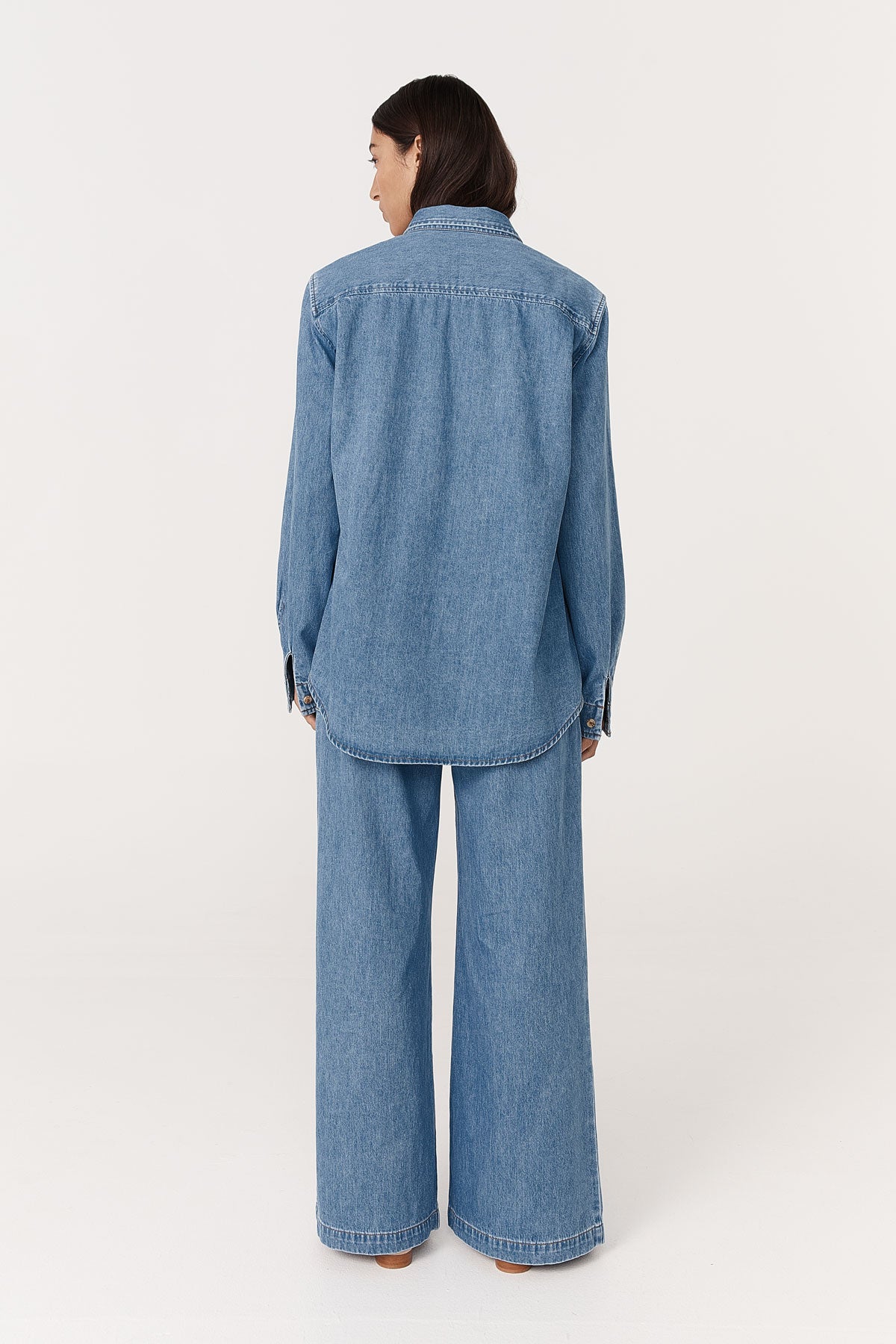 Dante Denim Long Sleeve Shirt