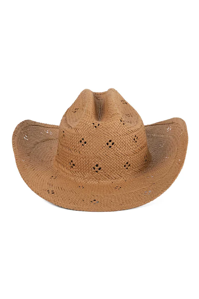 Desert Rose Cowboy Hat - Tan