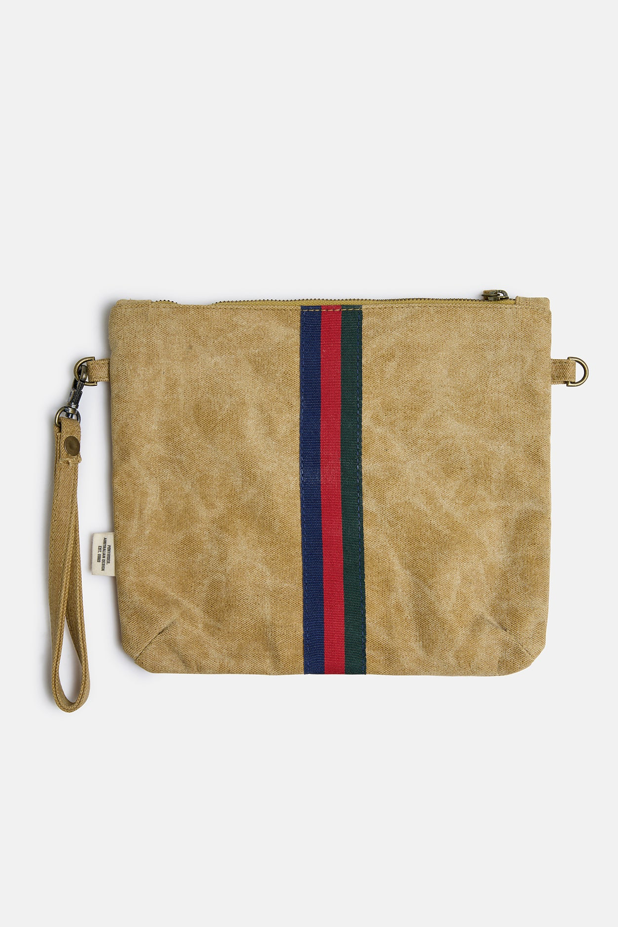 Escapee Clutch Bag with Strap - Golden Tan