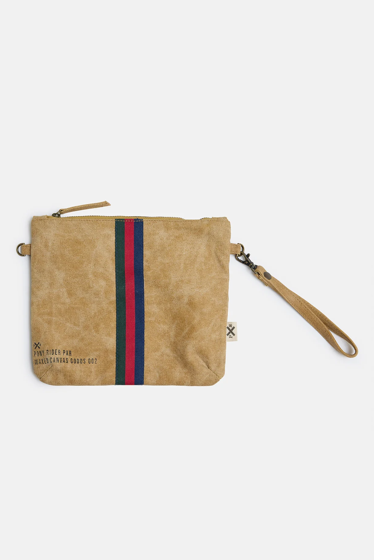 Escapee Clutch Bag with Strap - Golden Tan
