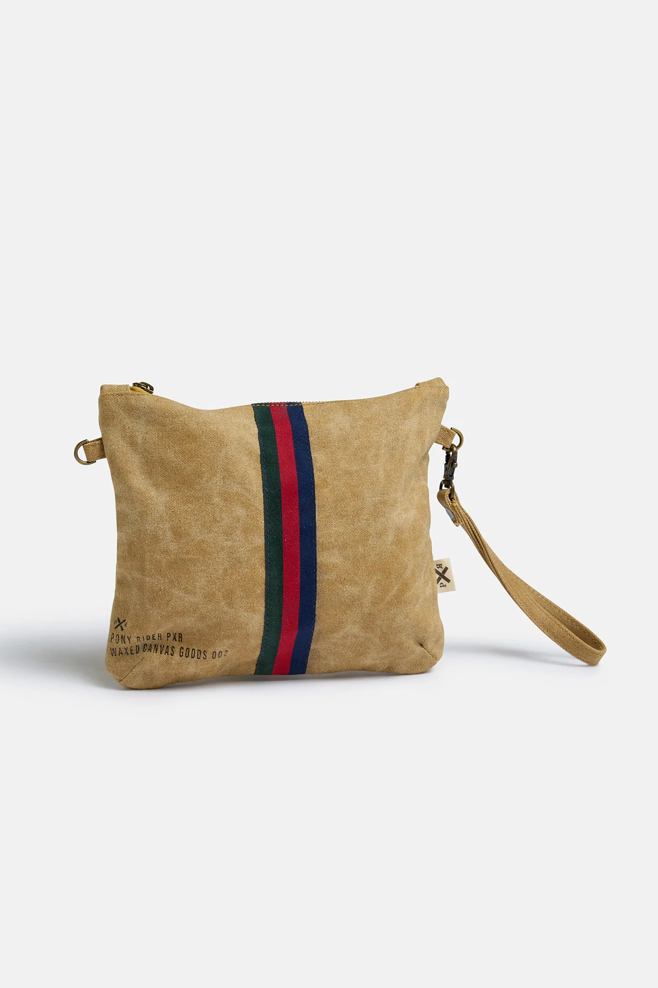Escapee Clutch Bag with Strap - Golden Tan