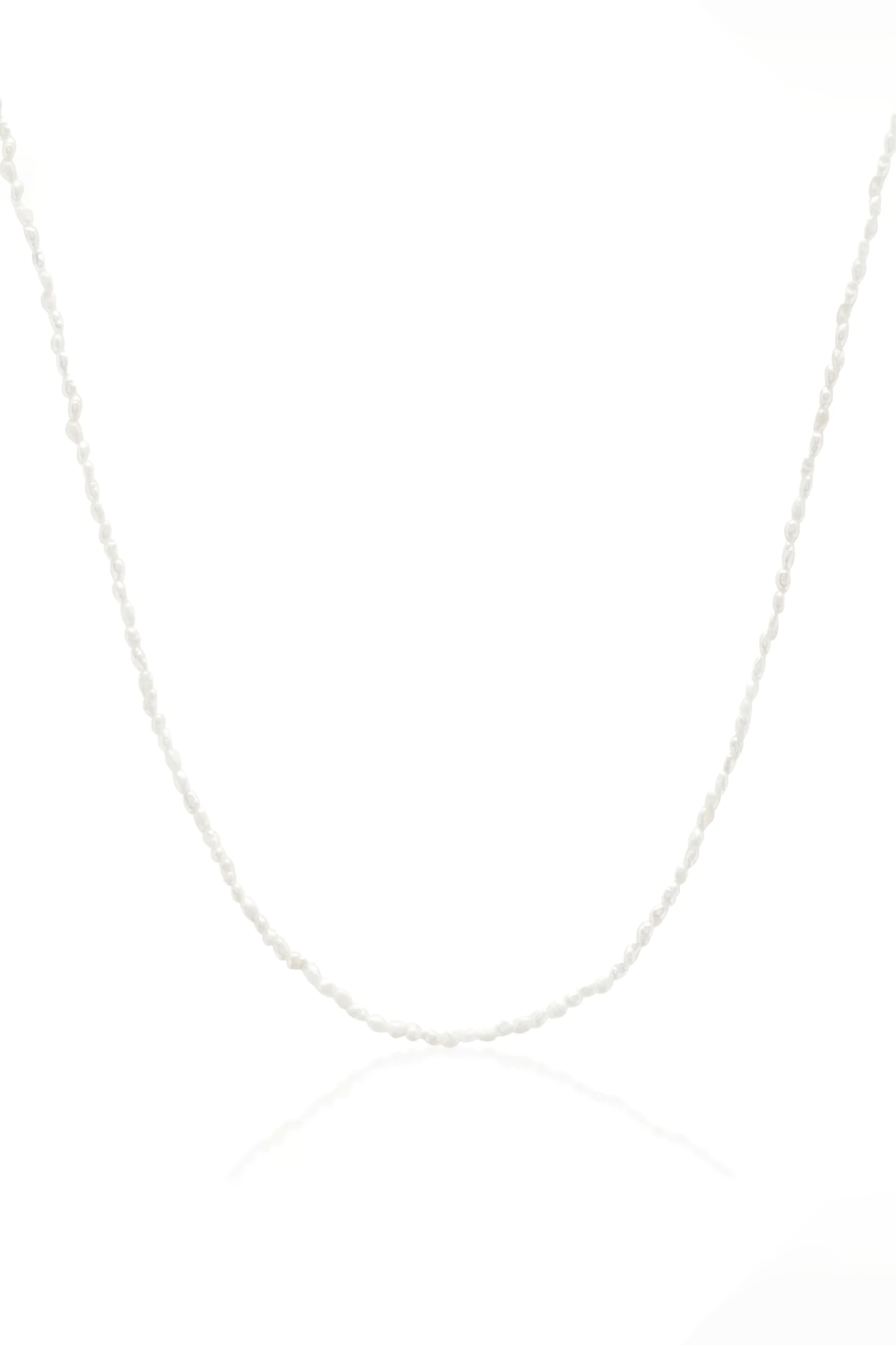 Saint Valentine | Fine Pearl Necklace - Silver