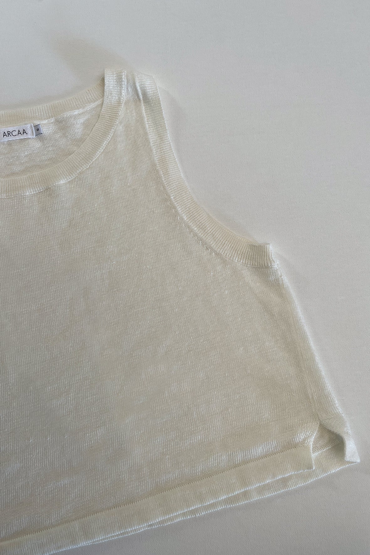 Hugo Linen Knit Tank - Cream (RESTOCKED!)