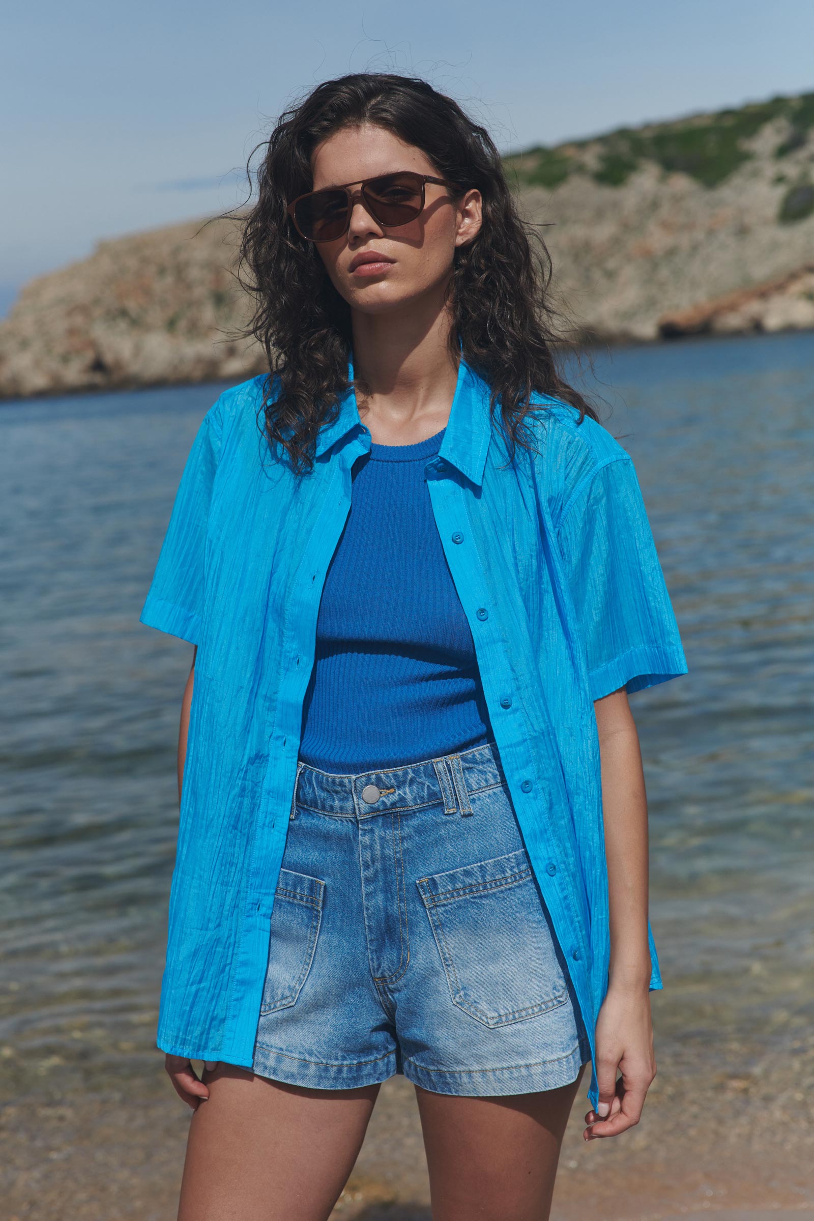 Gio Denim Shorts - Classic Wash