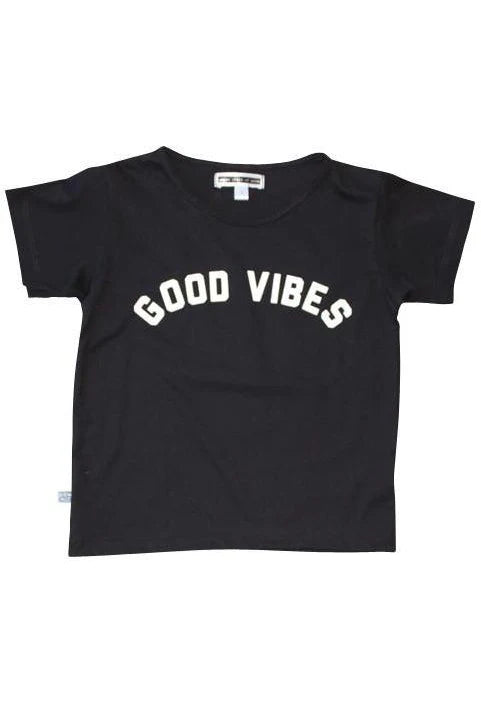 Good Vibes Kids Tee - Black