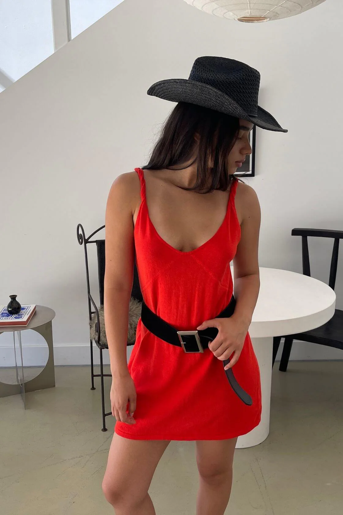 Hara Mini Dress - Hibiscus