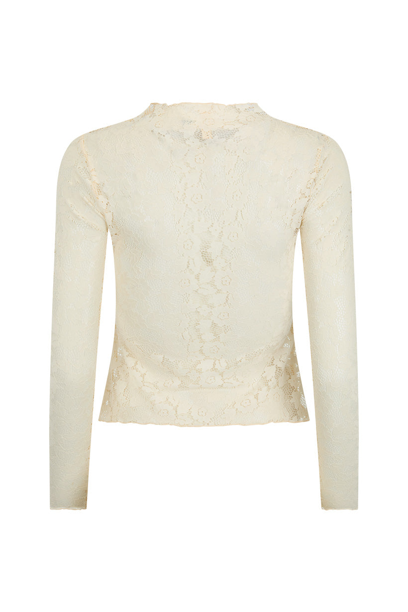 Juliette Lace Top - Vintage Cream