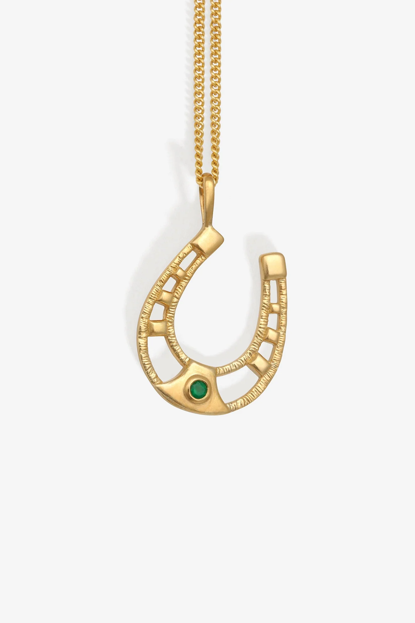 Horseshoe Necklace - Gold