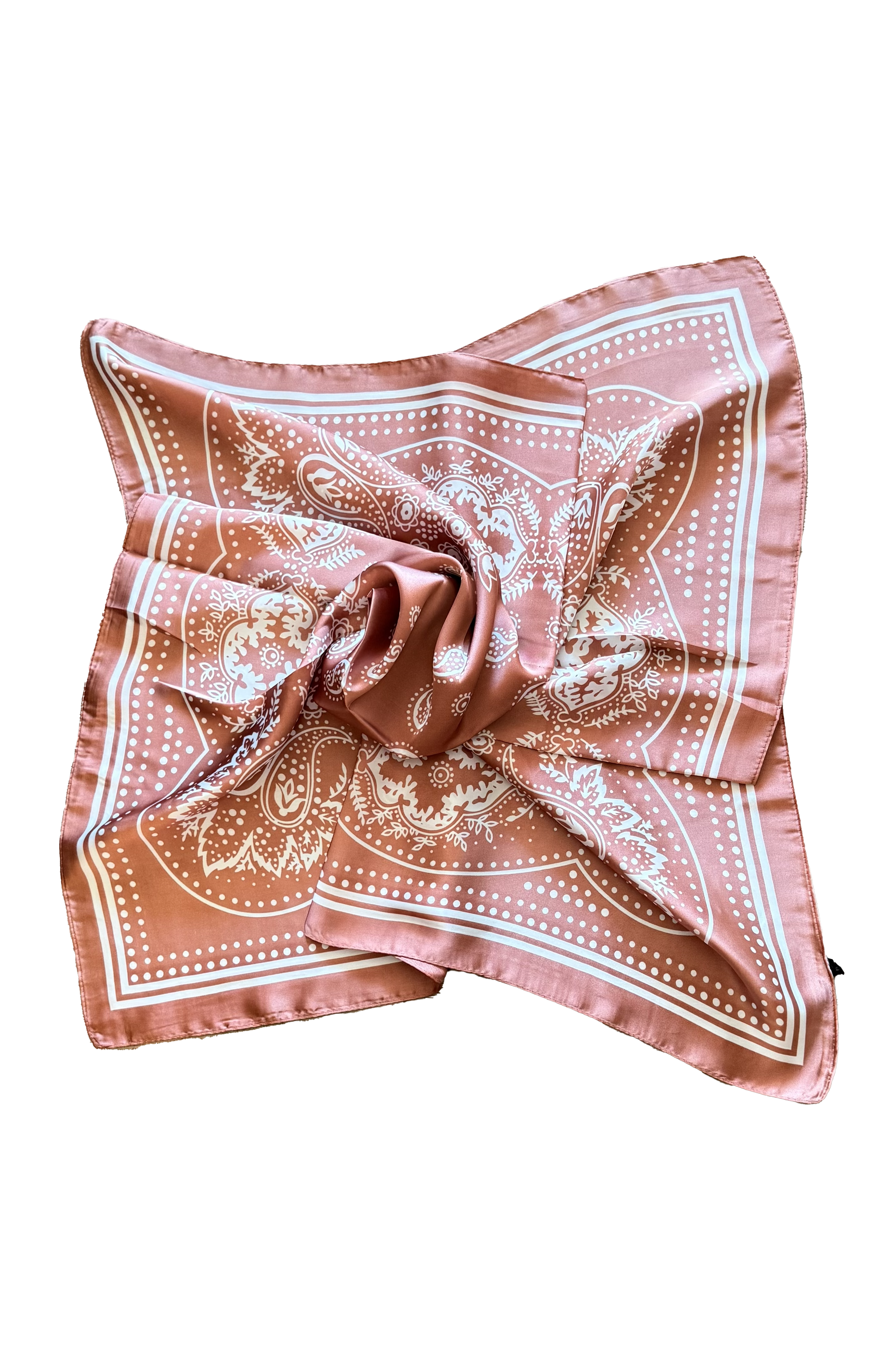 Bandana Dot Scarf - Clay