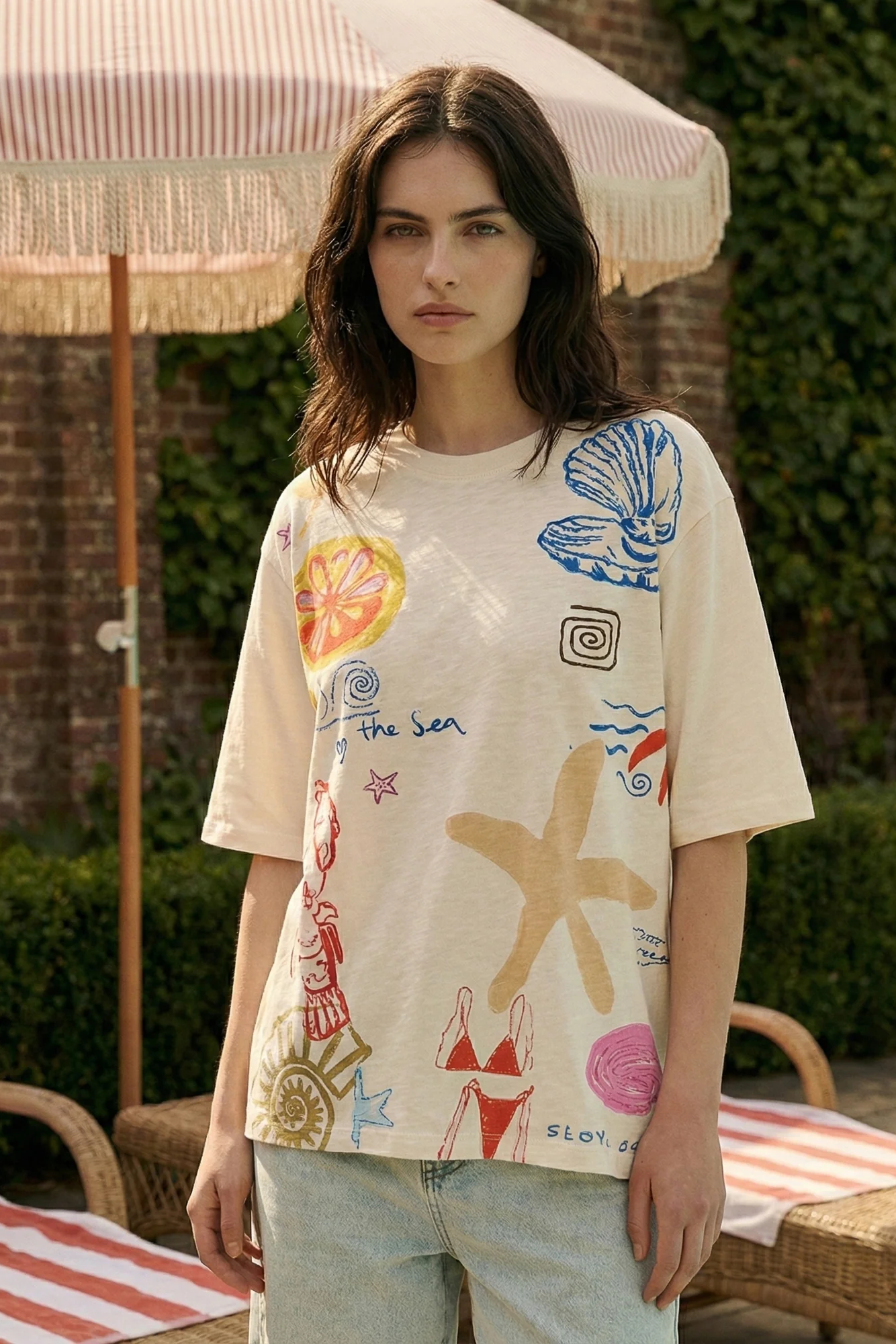 My Illustrated Seaside Tee