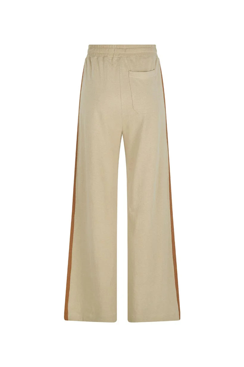Kansas Track Flare Pant - Stone