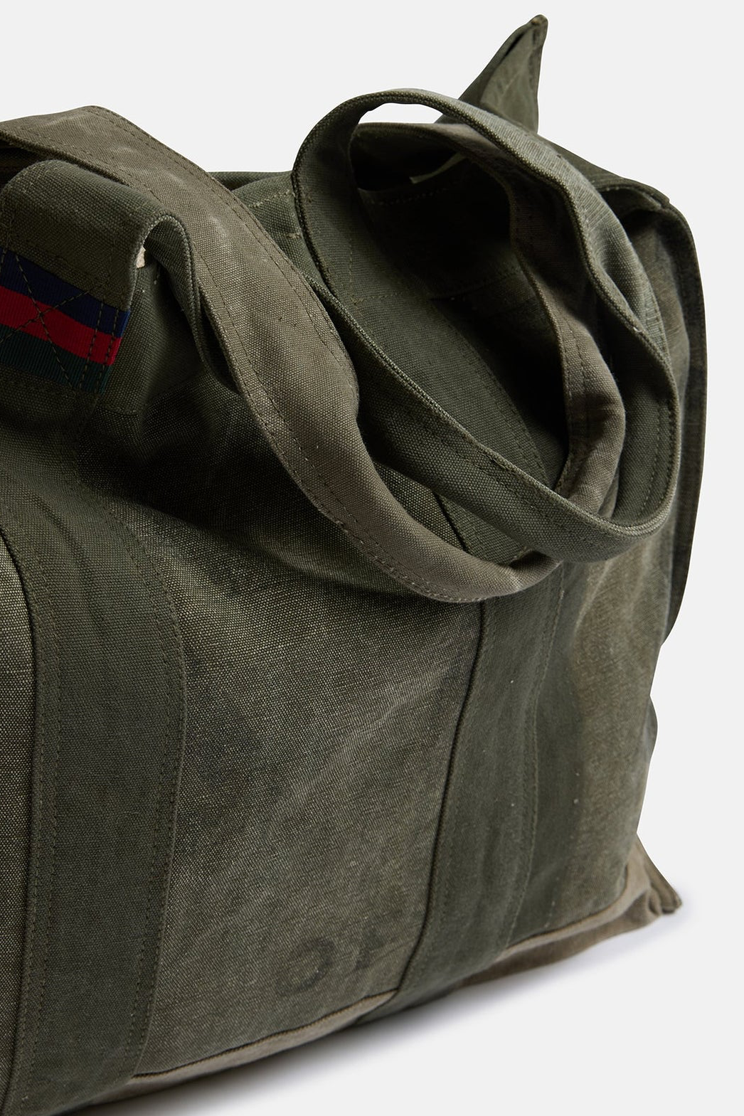 Land of Mates Up-cycled Tote - Khaki