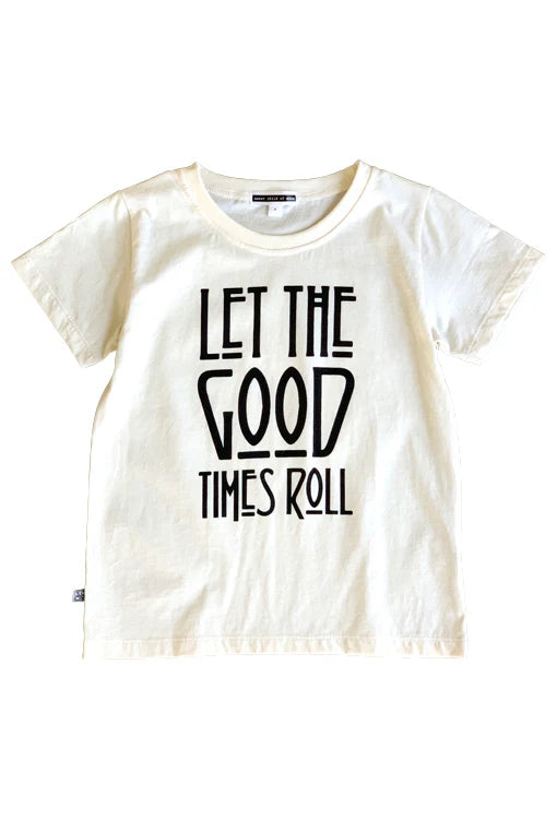 Let The Good Times Roll Kids Tee - Ivory