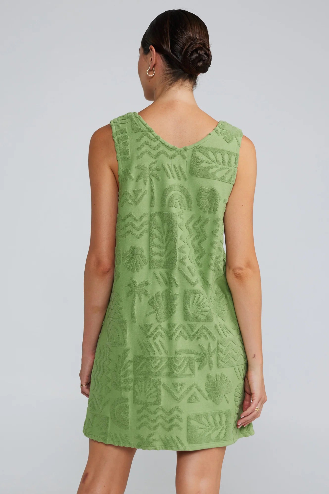 Mai Tai V Tunic Dress - Palm