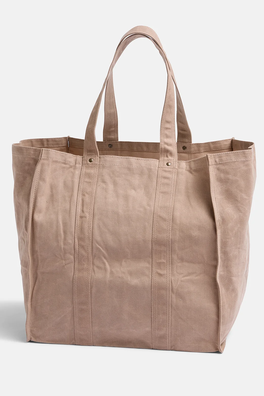 Market Canvas Tote Bag - Mocha