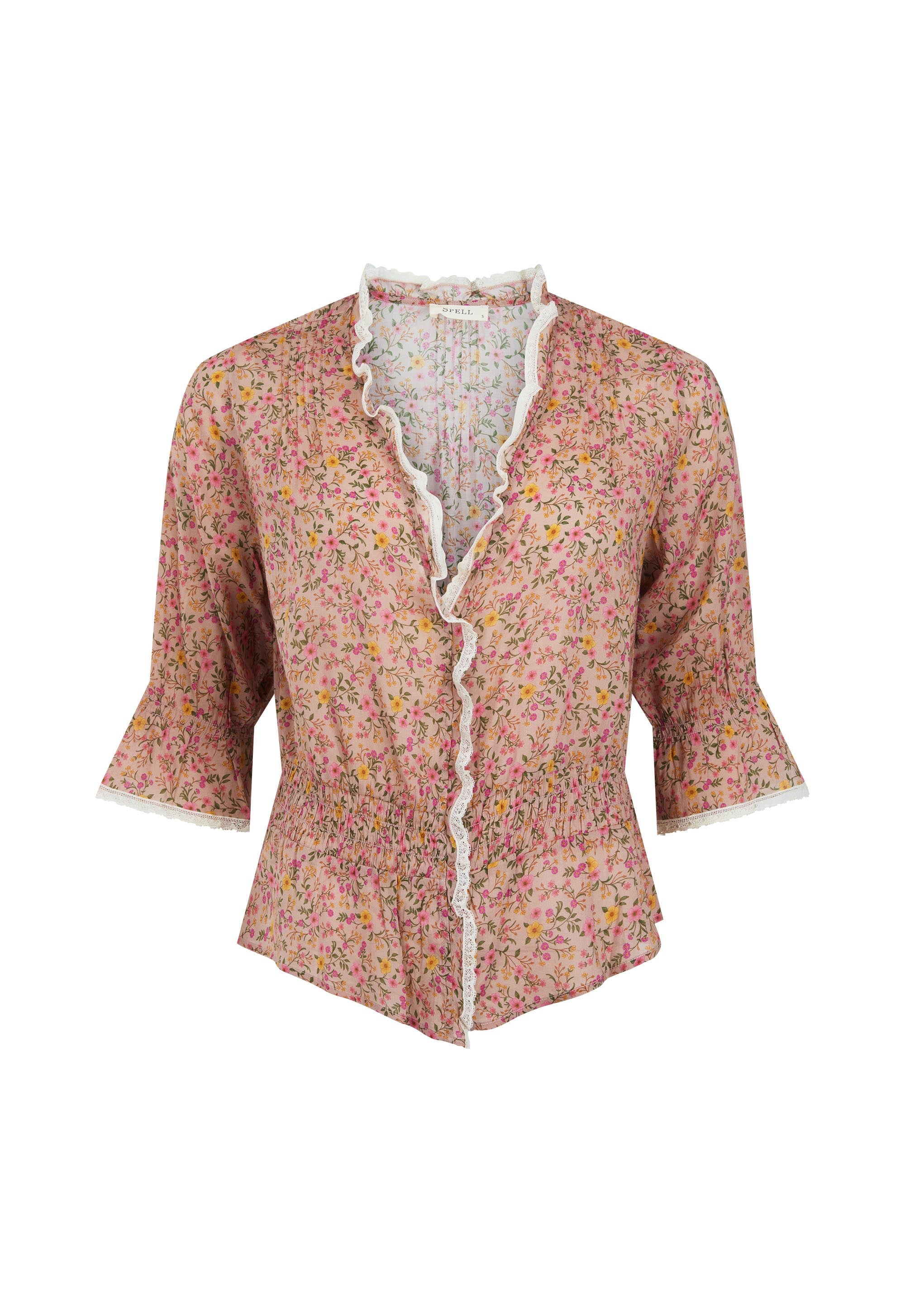 Mimi-Rose Blouse - Pink Posey