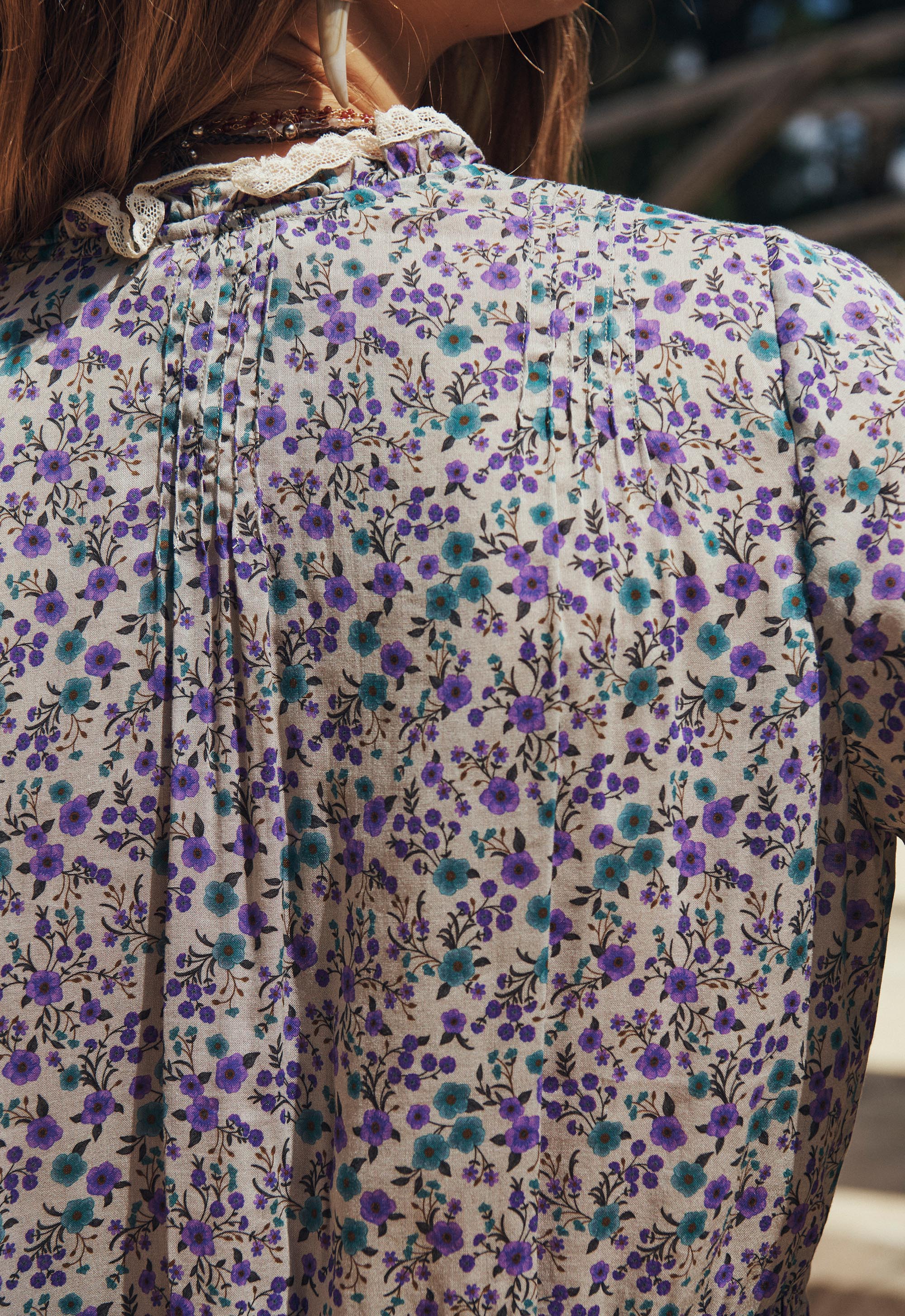 Mimi-Rose Blouse - Violet Fields