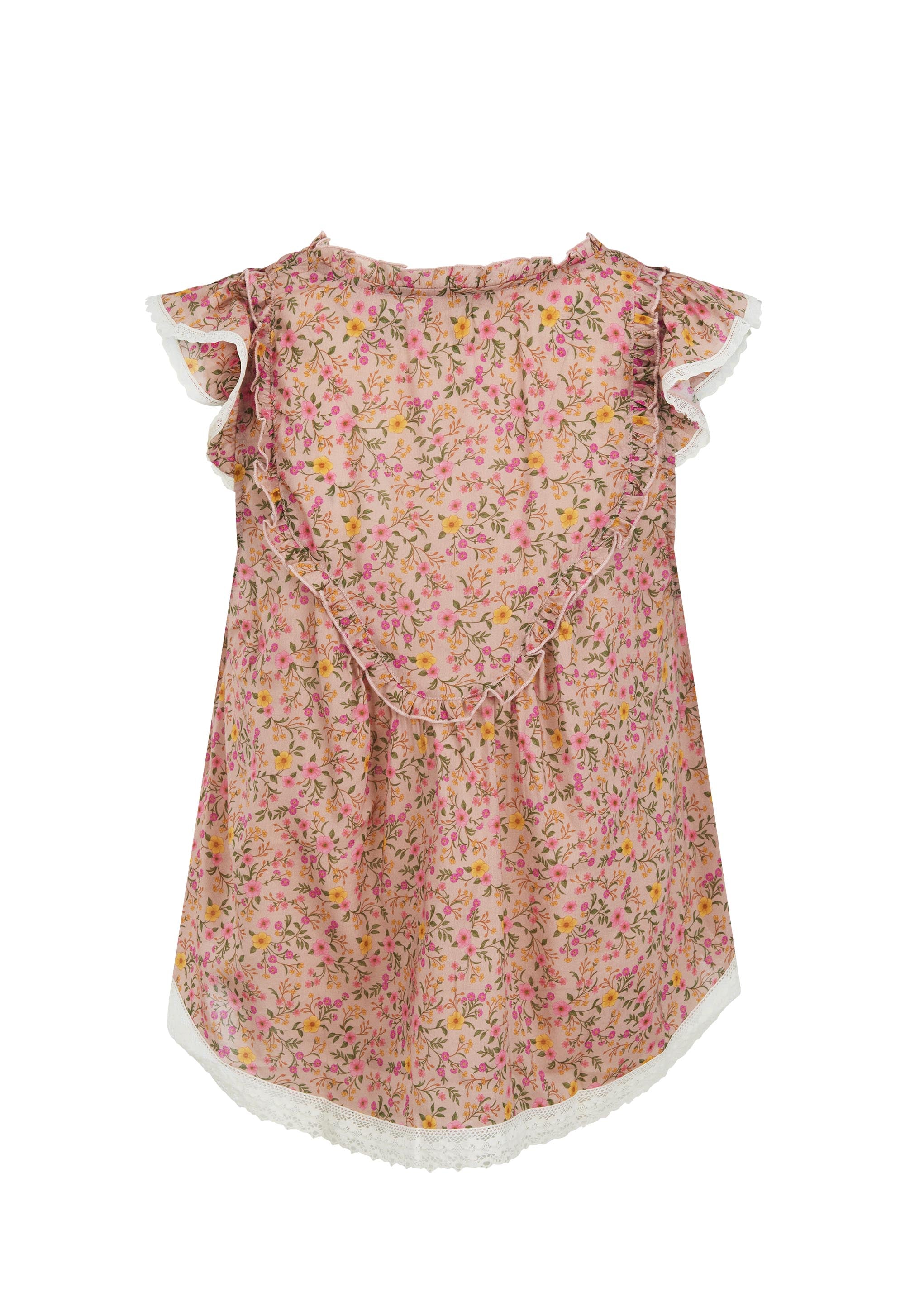 Mimi-Rose Boho Top - Pink Posey
