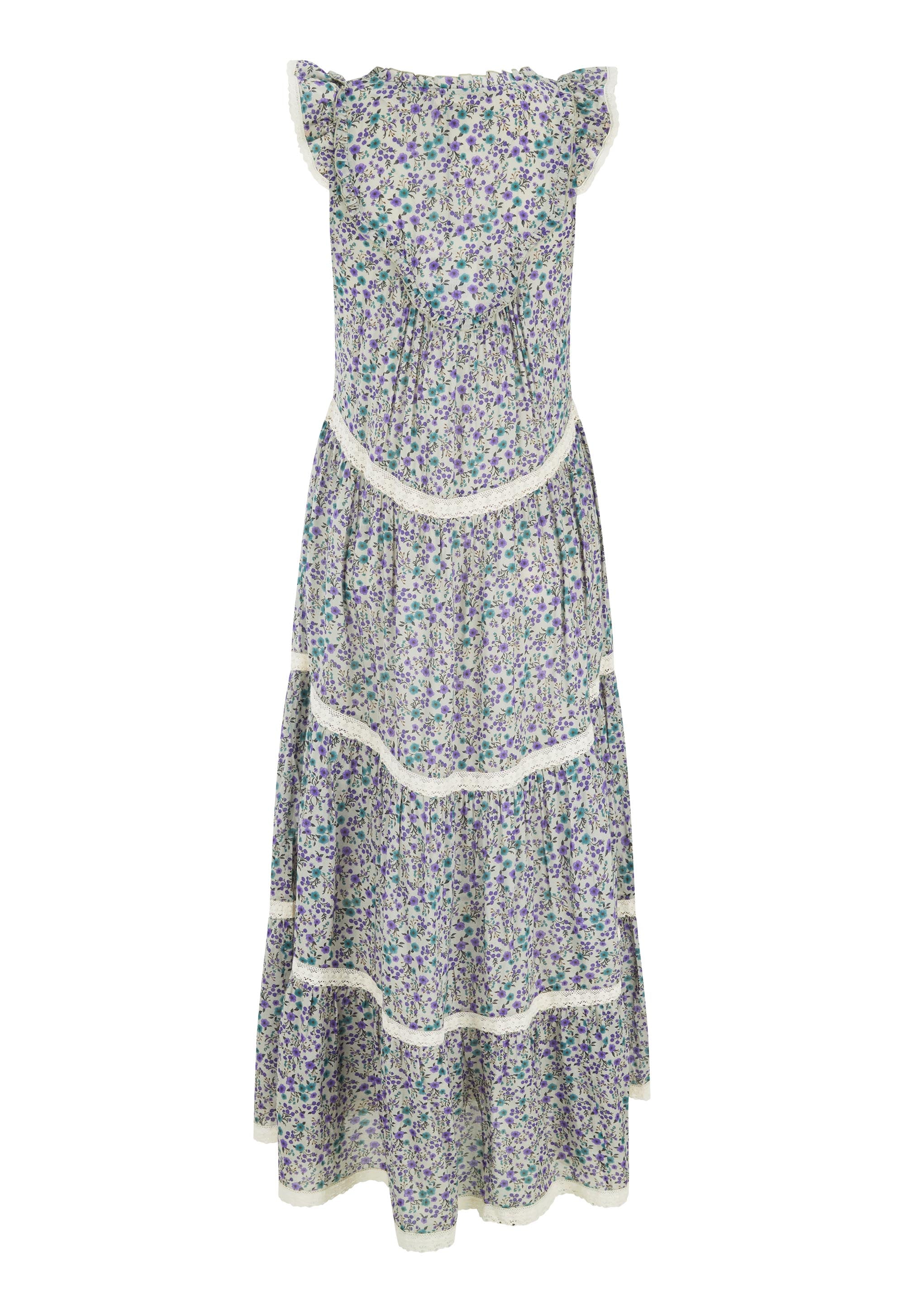 Mimi-Rose Sleeveless Boho Dress - Violet Fields