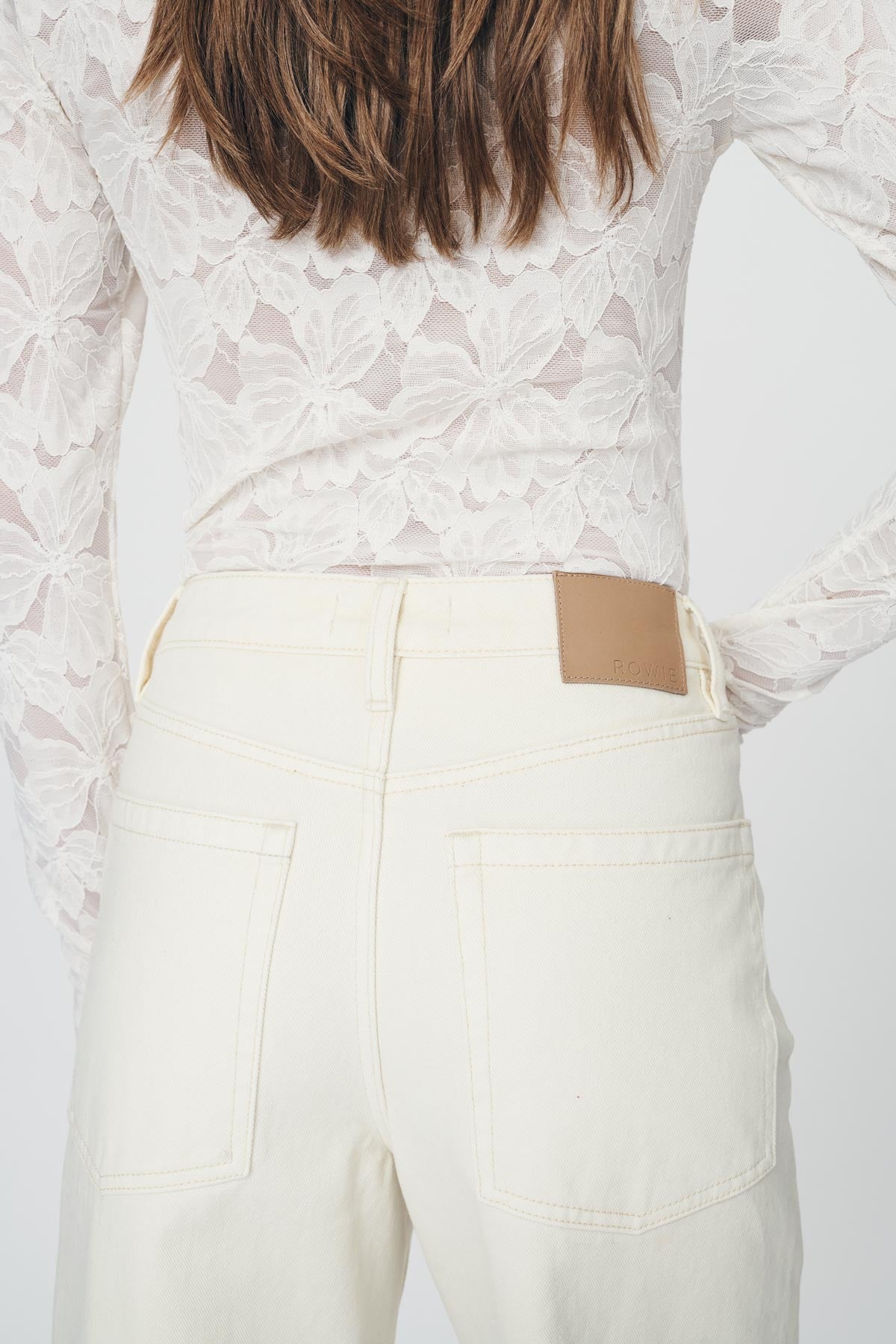 Molly Classic Jeans - Chalk