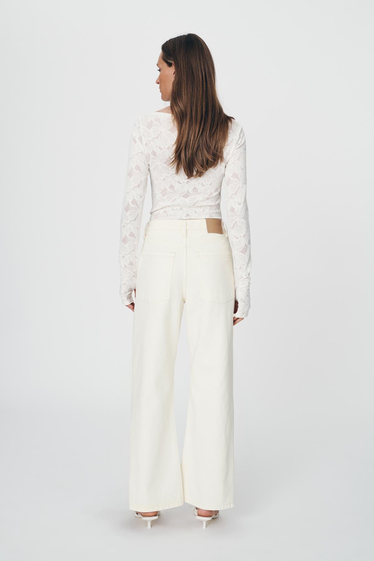 Molly Classic Jeans - Chalk