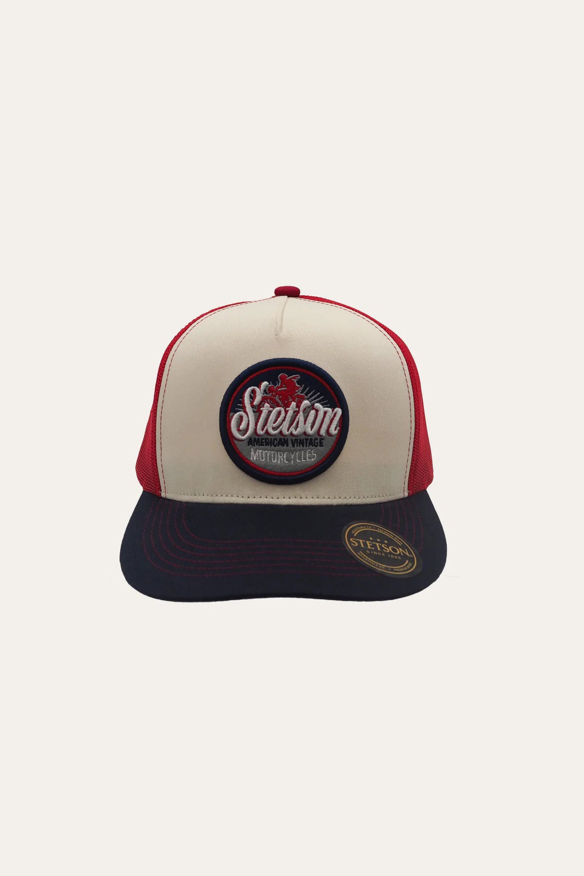 Motorcycle Trucker Cap - Navy